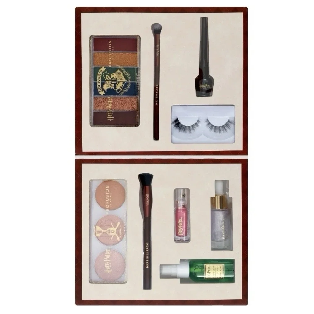 Profusion Cosmetics Harry Potter‎ Holiday - Hogwarts Beauty 9PC Set Trunk NEW